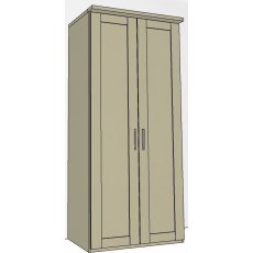 Airedale Collection 2 Doors Wardrobe - Plain Doors