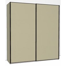 Callisto Plus 200cm Wide 2 Doors Plain Front Wooden doors in carcase colour
