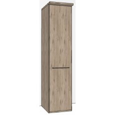 Durban Hinged-door wardrobe with Cornice / 1 Door LHH Durban Hinged-door wardrobe with Cornice / 1 Door LHH