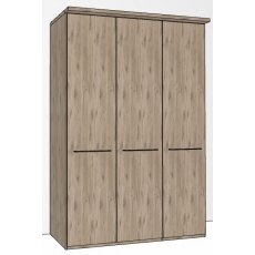Durban Hinged-door wardrobe with Cornice / 3 Door Durban Hinged-door wardrobe with Cornice / 3 Door