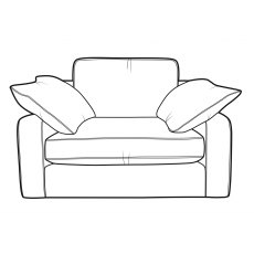 Avarda Sofa Collection Chair - C Grade Fabric