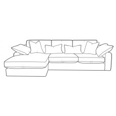 Avarda Sofa Collection Small Chaise LHF - C Grade Fabric