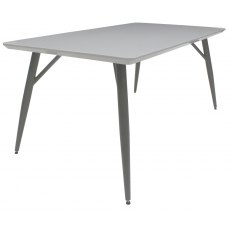 Miro Rectangular Dining Table 160cm - Grey Gloss