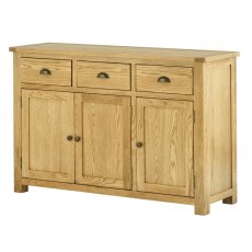 Tiverton 3 Door Sideboard - Oak