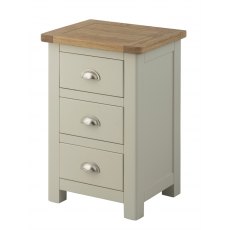 Tiverton Bedroom Bedside Cabinet - Stone