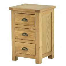 Tiverton Bedroom Bedside Cabinet - Oak