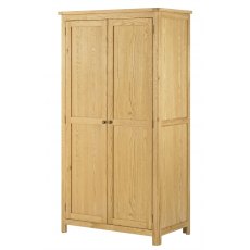 Tiverton Bedroom 2 Door Wardrobe - Oak