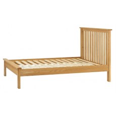 Tiverton Bedroom Double Bedstead - Oak