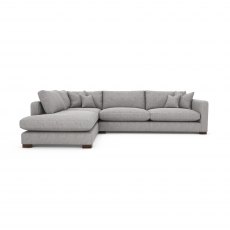 Kobe Collection Large Corner Sofa - Right Hand Facing - Foam Seats -B Grade Fabric