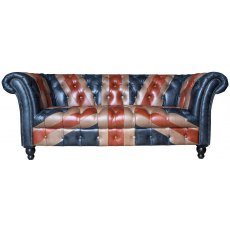 Country Collection Chester Union Sofa 2 Seater Leather - Fast Track