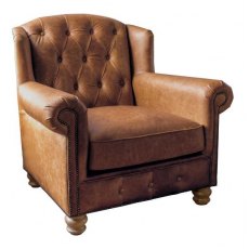 Country Collection Clyde Chair - Fast Track (Espresso Leather)