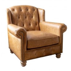 Country Collection Clyde Chair - Fast Track (Tan Brown Leather)