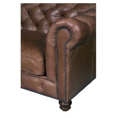 Country Collection Gotti Club 2 Seater - Fast Track (Espresso Leather)..