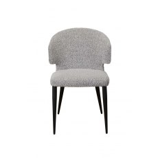 Banjar Dining Chair B - Grey Boucle