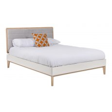 Larvik Bedroom Collection  Cashmere and Oak Superking Bedstead