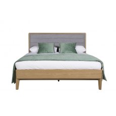 Larvik Bedroom Oak Double Bedstead