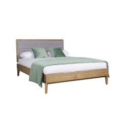 Larvik Bedroom Oak Kingsize Bedstead