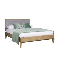 Larvik Bedroom Oak Superking Bedstead