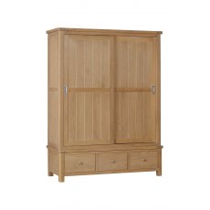 Banham Oak Bedroom Large Wardrobe