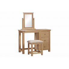 Dressing Table Set (including Banham Oak Bedroom Mirror & Stool)