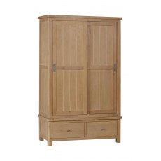 Banham Oak Bedroom Double Wardrobe