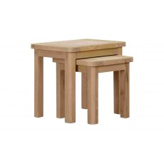 Banham Dining Oak Nest of 2 Tables