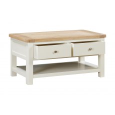 Banham Painted Dining Coffee Table with Drawers