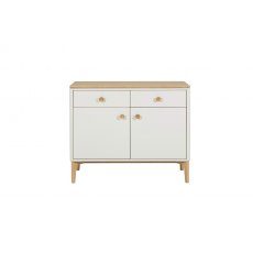 Larvik Dining Collection Small Sideboard Cashmere & Oak