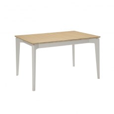 Larvik Dining Collection Dining Table 125-165cm Extending Cashmere &  Oak