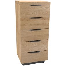 Studio Bedroom 5 Drawer Tall Chest