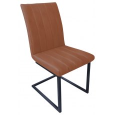 Studio Retro Stitch Dining Chair - Tan