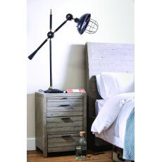 Kingstone Bedroom Collection 3 Drawer Bedside