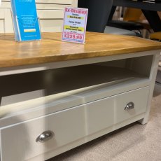 Tiverton Painted White Corner TV Unit