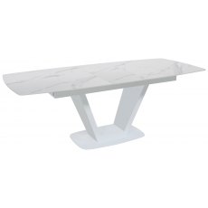 Veneto Extending Dining Table 180cm - 220cm White