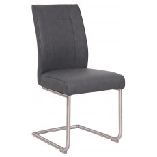 Veneto Contour Dining Chair - Dark Grey