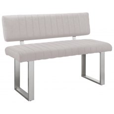 Veneto Side Bench - Light Grey