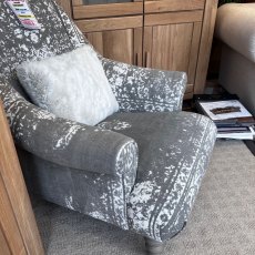 Tetrad Jacaranda Chair in Bagru Fabric