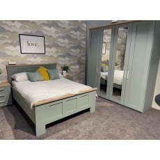 Airedale Oak Top Kingsize Bed Frame Including Base