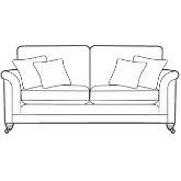 Chelsea 3 Seater Sofa Cover - A