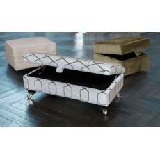 Chelsea Legged Ottoman Cover - A