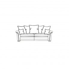 Hollingwood Grand Sofa - Pillowback Cover - D