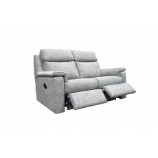 G Plan Ellis Small Sofa Manual Recliner DBL Fabric - W