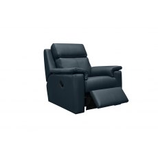 G Plan Ellis Manual Recliner Chair Leather - L