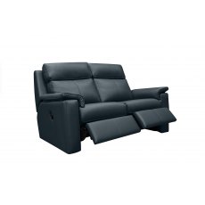 G Plan Ellis Small Sofa Manual Recliner DBL Leather - L