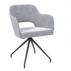 Chicago Swivel Dining Chair - Grey