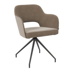 Chicago Swivel Dining Chair - Taupe