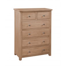 Chilford Oak Collection 2+4 Chest - Oak