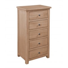 Chilford Oak Collection Wellington Chest - Oak