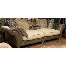 Tetrad Ruben Collection Grand Settee Austin Hide/ Berber Fabric