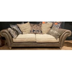 Tetrad Ruben Collection Grand Settee Austin Hide/ Berber Fabric